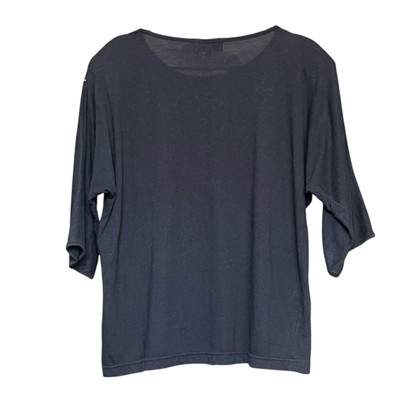 VTG Western Connection Embroidered Top Gray SZ M Beaded Retro Boho Hipster - Picture 2 of 11